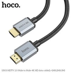 HOCO US03 HDMI2.0 4K HD 1M hinta ja tiedot | Hoco Kodinkoneet ja kodinelektroniikka | hobbyhall.fi