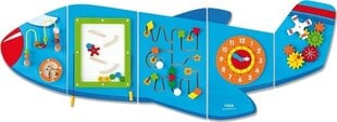 Monikäyttöinen puinen seinäpeli "Airplane" hinta ja tiedot | Vauvan lelut | hobbyhall.fi