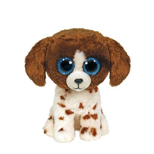 Mascot Ty Beanie Boos Koira ruskea ja valkoinen - Muddles 15 cm hinta ja tiedot | Vauvan lelut | hobbyhall.fi