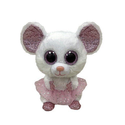 Mascot Ty Beanie Boss Mouse valkoinen ballerina - Nina 15 cm hinta ja tiedot | Vauvan lelut | hobbyhall.fi