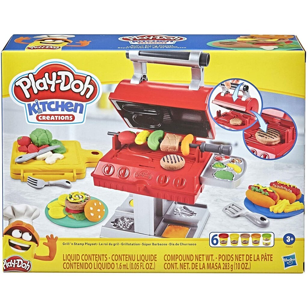 PlayDoh muovailuvaha -setti Suuri Grillaussarja hinta ja tiedot | Kehittävät lelut | hobbyhall.fi