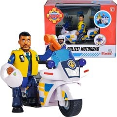 Palomies Sam Motor Police Ajoneuvo kuviolla hinta ja tiedot | Simba Lapset | hobbyhall.fi