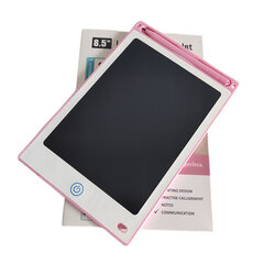 Värillinen piirtotaulu, LCD-näyttö 8'5, pinkki hinta ja tiedot | Kehittävät lelut | hobbyhall.fi