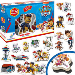 Magneettisarja "Paw Patrol (Ryhmä Hau)", 20 kpl. hinta ja tiedot | Kehittävät lelut | hobbyhall.fi