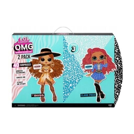 O.L. OMG Dolls 2-Pack Da Boss ja Class Prez