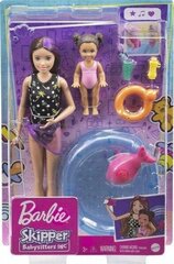 Barbie-nukke lapsenvahti uima-altaalla hinta ja tiedot | Tyttöjen lelut | hobbyhall.fi