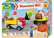 Truckies Construction Vehicle Set lisävarusteilla hinta ja tiedot | Poikien lelut | hobbyhall.fi