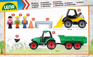 Truckies Farm Vehicle Set lisävarusteilla hinta ja tiedot | Poikien lelut | hobbyhall.fi