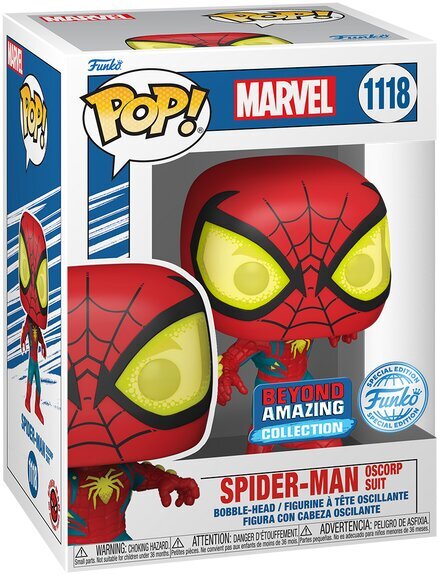 Figuuri Funko POP! Marvel Spider-man Oscorp -puku hinta ja tiedot | Pelien oheistuotteet | hobbyhall.fi