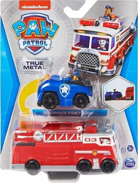 Paw Patrol (Ryhmä Hau) Ajoneuvot Team Kit Paloauto + Chase