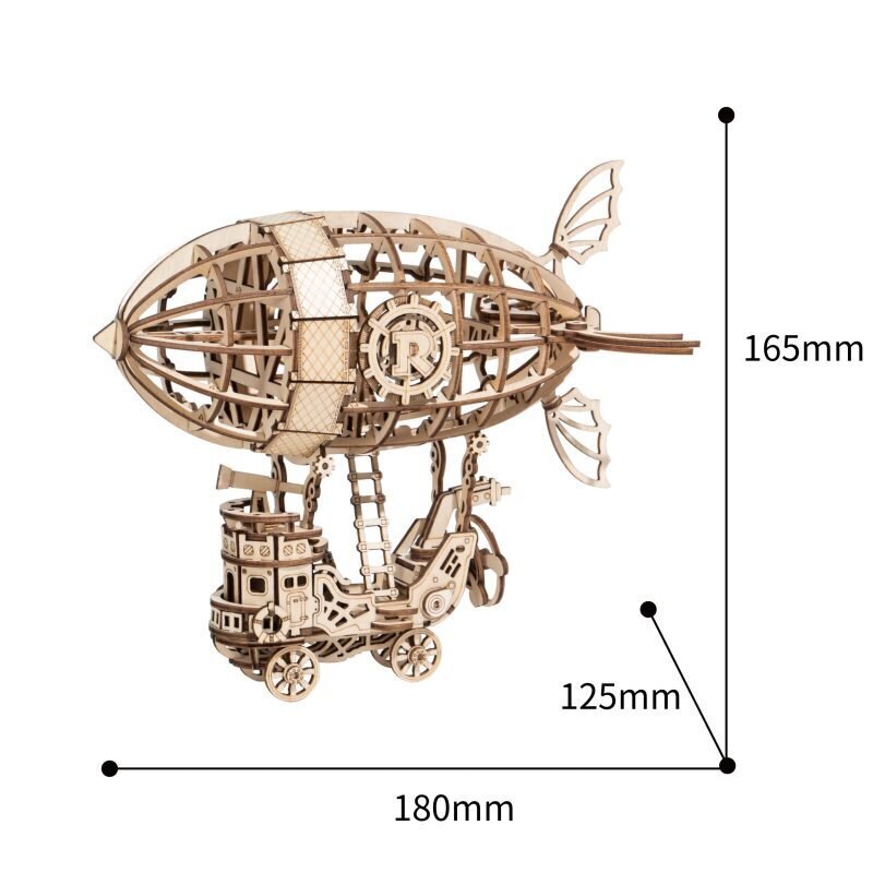 Robotime Airship 3D Koottava Ilmalaiva hinta ja tiedot | LEGOT ja rakennuslelut | hobbyhall.fi