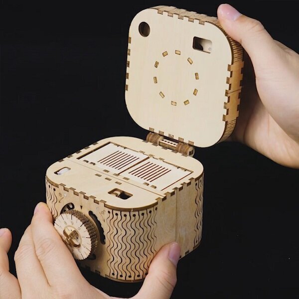 Robotime Treasure Box 3D Koottava Kassakaappi hinta ja tiedot | LEGOT ja rakennuslelut | hobbyhall.fi