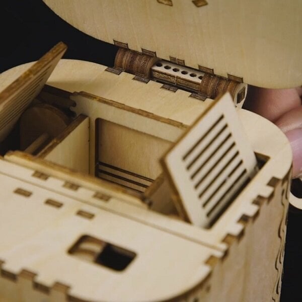 Robotime Treasure Box 3D Koottava Kassakaappi hinta ja tiedot | LEGOT ja rakennuslelut | hobbyhall.fi