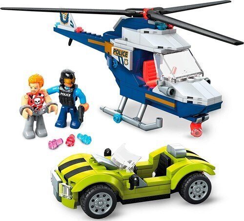 Rakennussetti Police Chase Mega Construx, 252 osaa hinta ja tiedot | LEGOT ja rakennuslelut | hobbyhall.fi