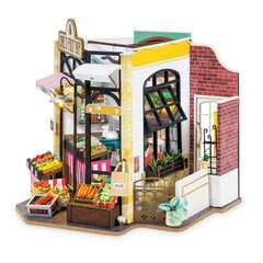 Robotime Carl's Fruit Shop 3D Tee se itse nukkekoti hinta ja tiedot | LEGOT ja rakennuslelut | hobbyhall.fi