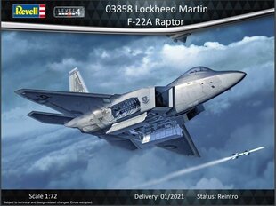 Mallisarja kokoonpanoon Lockheed Martin F-22A Raptor hinta ja tiedot | LEGOT ja rakennuslelut | hobbyhall.fi