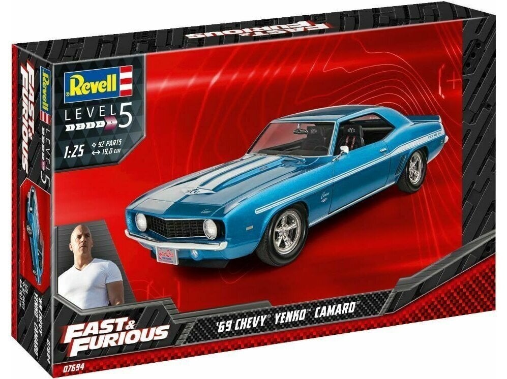 Pienoismalli Fast & Furious - 1969 Chevy Camaro Yenko hinta ja tiedot | LEGOT ja rakennuslelut | hobbyhall.fi