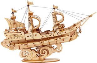 Robotime Sailing Ship 3D Koottava Purjealus hinta ja tiedot | LEGOT ja rakennuslelut | hobbyhall.fi