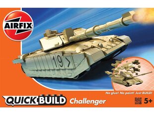 Malli Quickbuild Challenger Tank Desert hinta ja tiedot | Airfix Lelut yli 3-vuotiaille lapsille | hobbyhall.fi