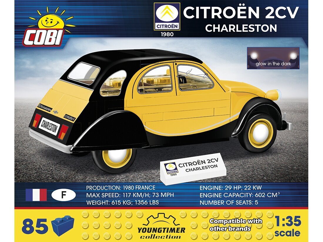 Youngtimer Citroen 2CV Charleston hinta ja tiedot | LEGOT ja rakennuslelut | hobbyhall.fi