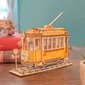 Robotime Tramcar Koottava raitiovaunu hinta ja tiedot | LEGOT ja rakennuslelut | hobbyhall.fi