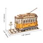 Robotime Tramcar Koottava raitiovaunu hinta ja tiedot | LEGOT ja rakennuslelut | hobbyhall.fi