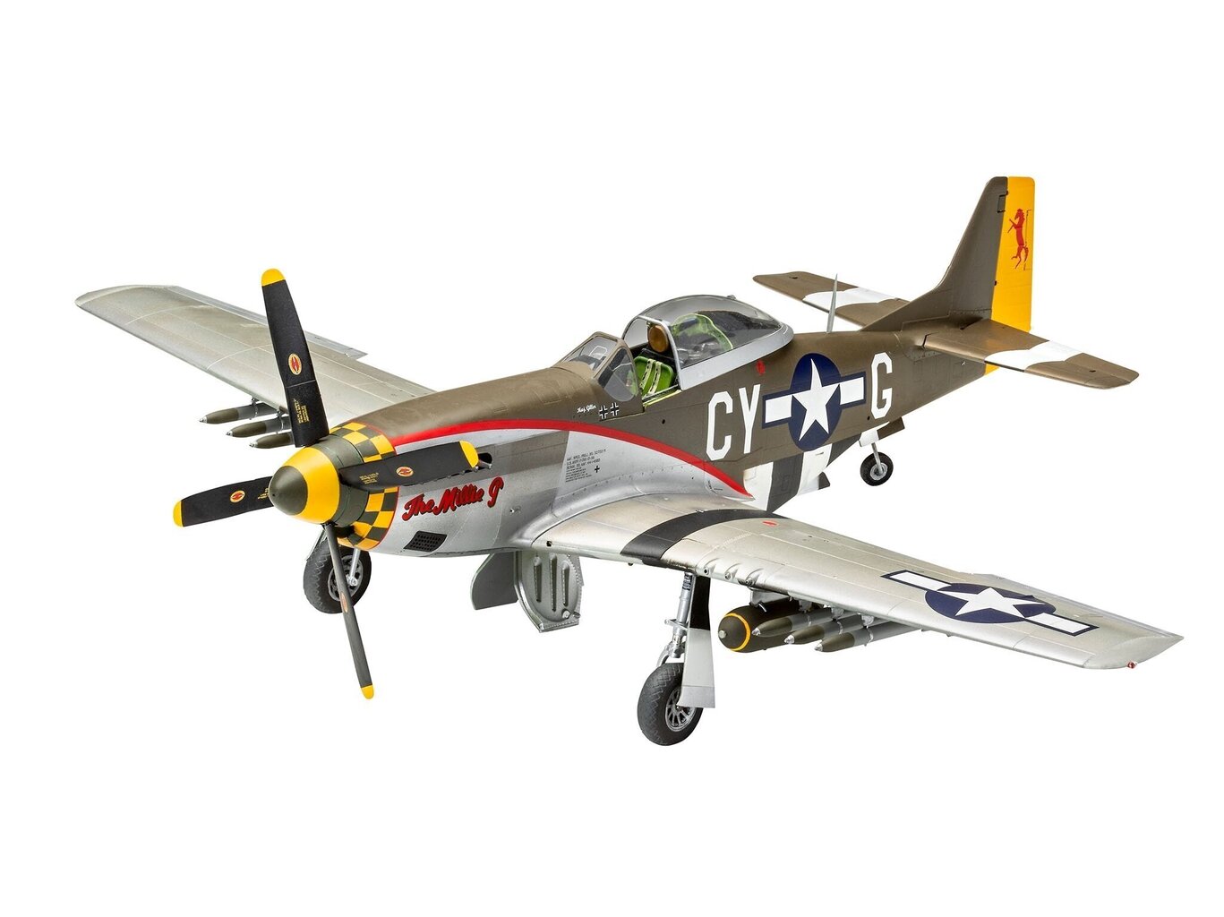 Pienoismalli Aircraft 1/32 P-51 D Mustang myöhäinen versio hinta ja tiedot | LEGOT ja rakennuslelut | hobbyhall.fi