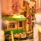 Robotime Sakura Densya Kirjatuki Puinen koottava nukkekoti hinta ja tiedot | LEGOT ja rakennuslelut | hobbyhall.fi