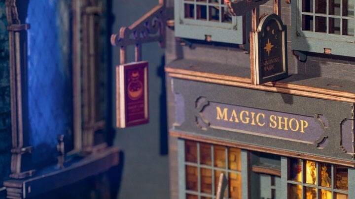 Robotime Magic House Kirjatuki Puinen koottava nukkekoti hinta ja tiedot | LEGOT ja rakennuslelut | hobbyhall.fi