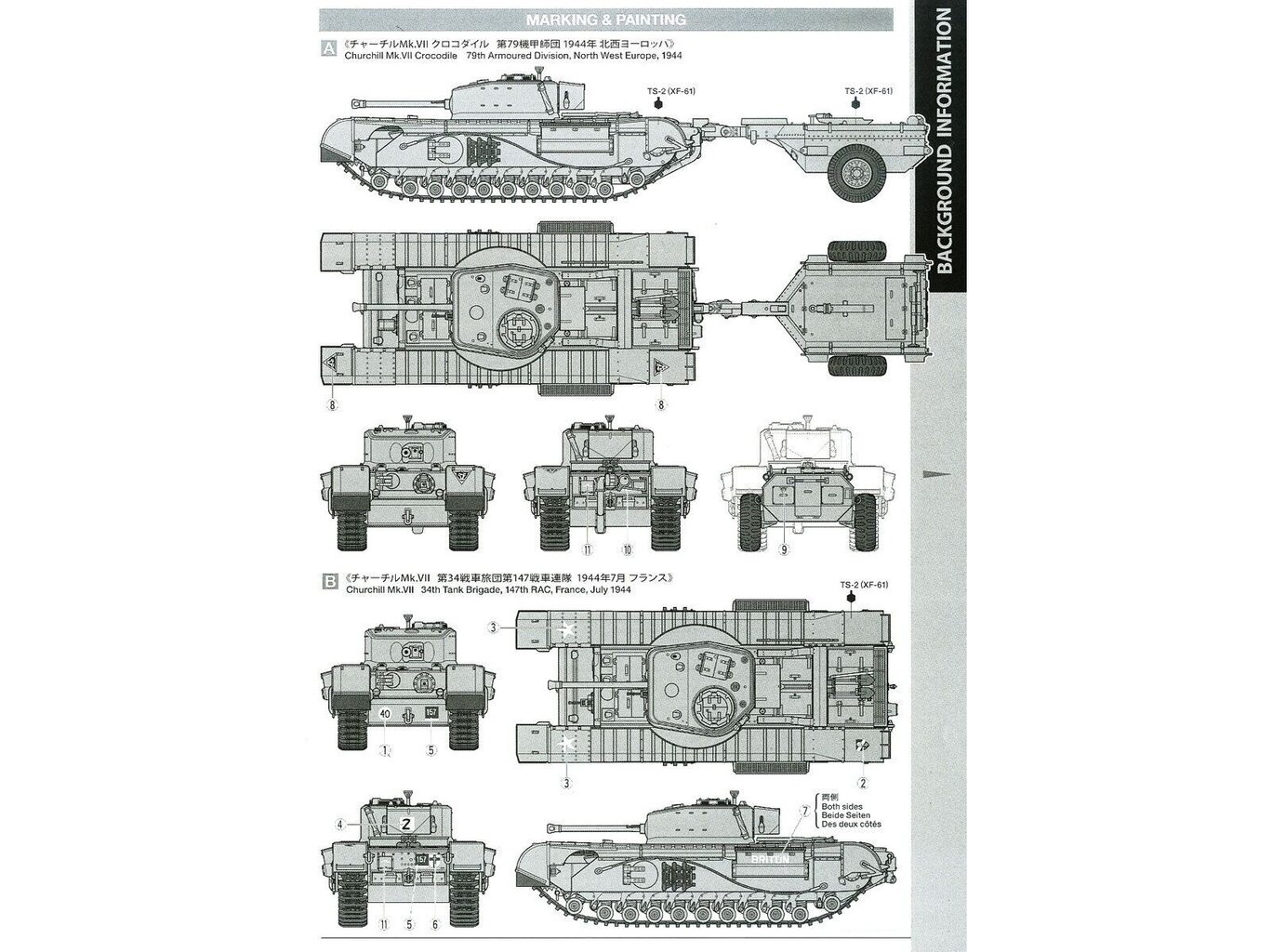 Brittiläinen Churchill Mk.VII krokotiili 1/48 mallisarjat hinta ja tiedot | LEGOT ja rakennuslelut | hobbyhall.fi