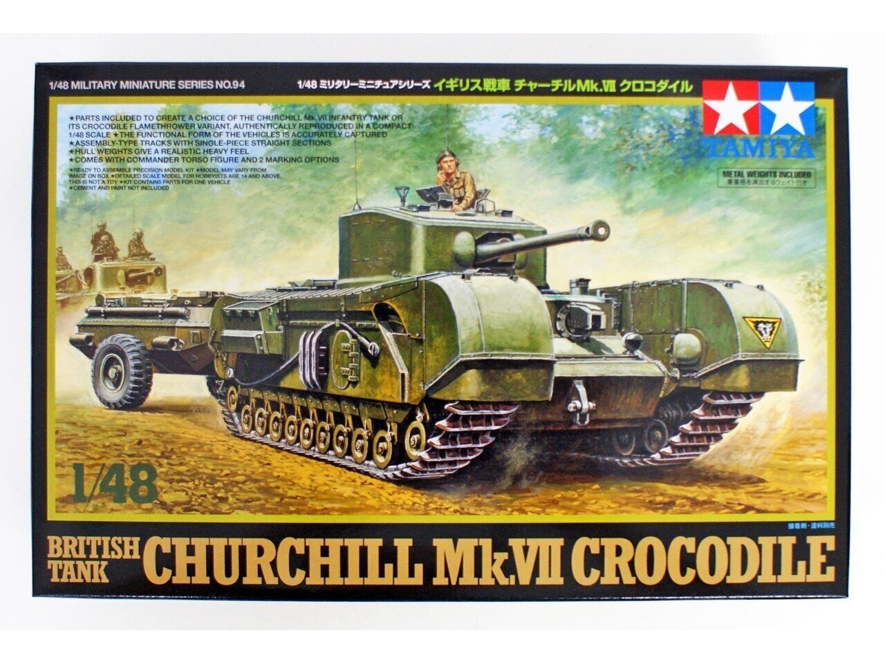 Brittiläinen Churchill Mk.VII krokotiili 1/48 mallisarjat hinta ja tiedot | LEGOT ja rakennuslelut | hobbyhall.fi