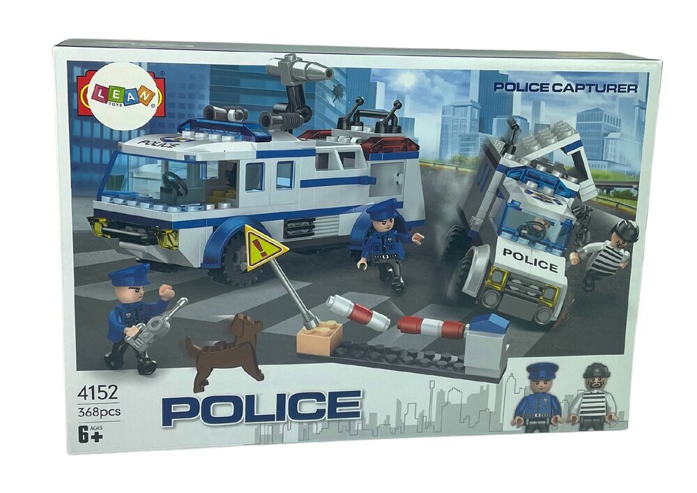 Constructor Poliisiauto, 368 kpl hinta ja tiedot | LEGOT ja rakennuslelut | hobbyhall.fi