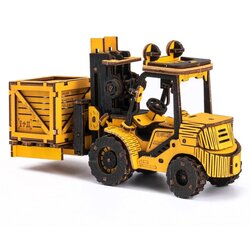 Robotime Forklift Koottava Haarukkatrukki hinta ja tiedot | LEGOT ja rakennuslelut | hobbyhall.fi