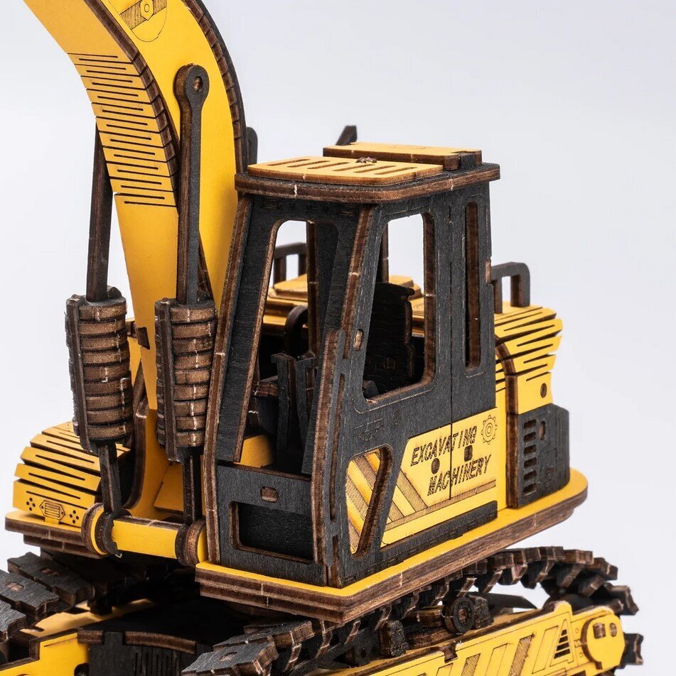 Robotime Excavator Koottava Kaivinkone hinta ja tiedot | LEGOT ja rakennuslelut | hobbyhall.fi