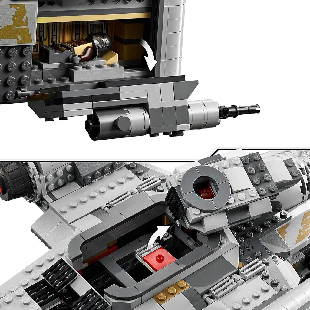 75292 LEGO® Star Wars The Razor Crest Mandalorian Starship hinta ja tiedot | LEGOT ja rakennuslelut | hobbyhall.fi