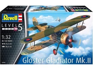 Muovinen mallisarja kokoonpanoon Gloster Gladiator MK.II hinta ja tiedot | LEGOT ja rakennuslelut | hobbyhall.fi