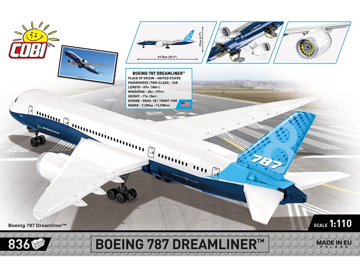 Boeing 787 Dreamliner rakennuspalikat hinta ja tiedot | LEGOT ja rakennuslelut | hobbyhall.fi