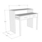 Desk My Desk, valkoinen hinta ja tiedot | Tietokonepöydät ja työpöydät | hobbyhall.fi