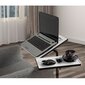Tietokonepöytä Kalune Design 863 (I) kannettavalle tietokoneelle, musta hinta ja tiedot | Tietokonepöydät ja työpöydät | hobbyhall.fi