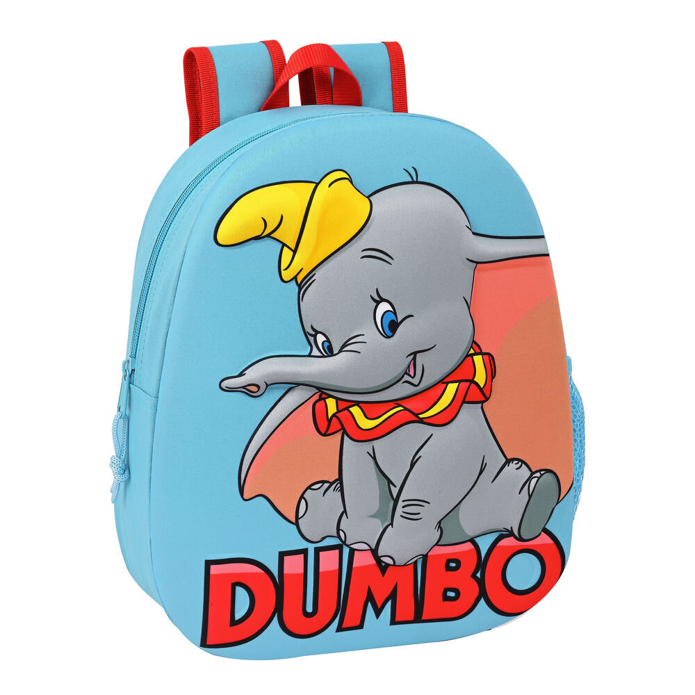 Disney Dumbo punaisen ja vaaleansinisen värinen lasten koulureppu hinta ja tiedot | Koulureput ja -laukut | hobbyhall.fi