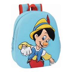 Disney Pinocchio punaisen ja vaaleansinisen värinen 3D koulureppu lapsille hinta ja tiedot | Koulureput ja -laukut | hobbyhall.fi