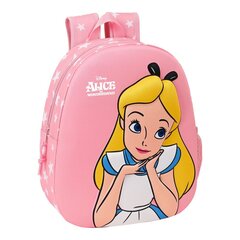 Disney Alice in Wonderland Roosan värinen koulureppu hinta ja tiedot | Koulureput ja -laukut | hobbyhall.fi