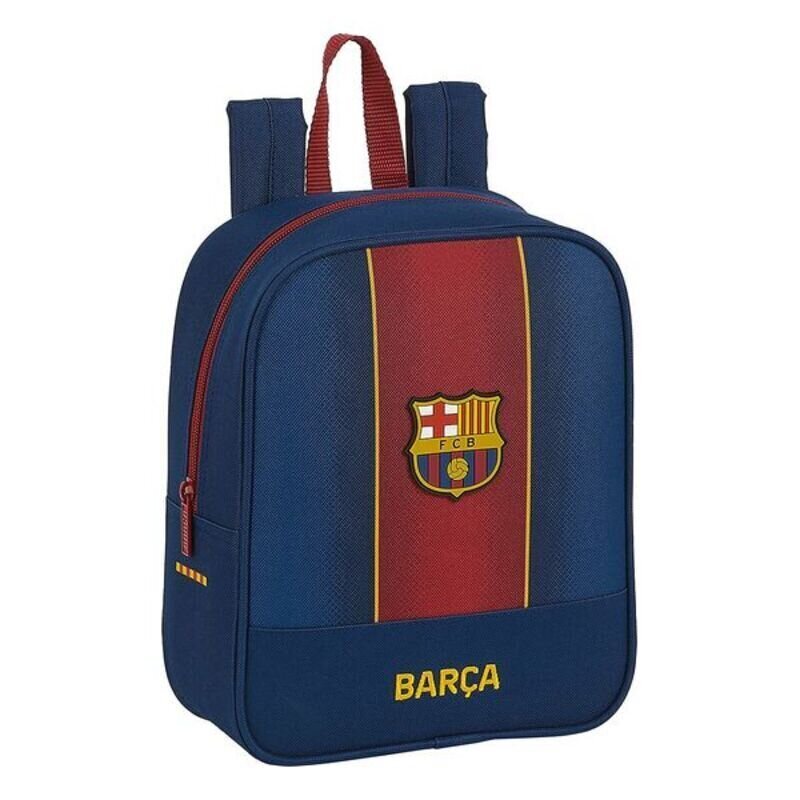 Lasten reppu F.C. Barcelona kastanjanruskean ja tummansinisen värinen reppu hinta ja tiedot | Koulureput ja -laukut | hobbyhall.fi