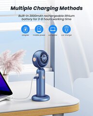 Ladattava minituuletin, sininen hinta ja tiedot | Tuulettimet | hobbyhall.fi