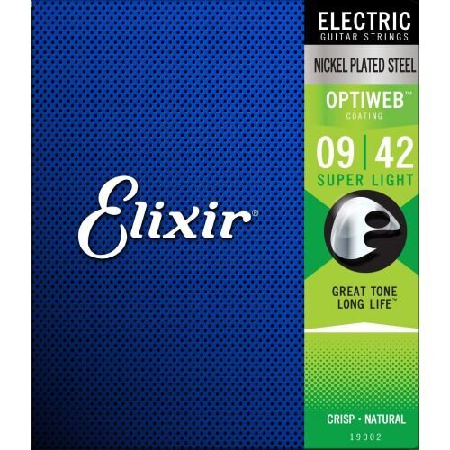 KIelet sähkökitaralle Elixir 19027 Optiweb 9-46 hinta ja tiedot | Soittimien lisätarvikkeet | hobbyhall.fi