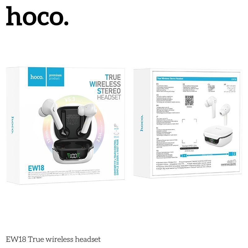 Hoco EW18 TWS hinta ja tiedot | Kuulokkeet | hobbyhall.fi