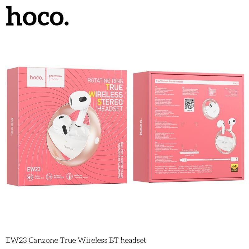 Hoco EW23 Canzone TWS hinta ja tiedot | Kuulokkeet | hobbyhall.fi