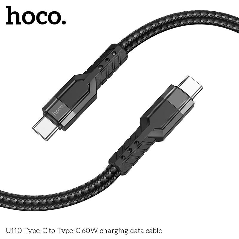 HOCO U110 60W type-C to type-C hinta ja tiedot | Puhelinkaapelit | hobbyhall.fi