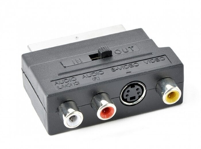 AMBERIN SCART - RCA/S-VIDEO hinta ja tiedot | Adapterit | hobbyhall.fi