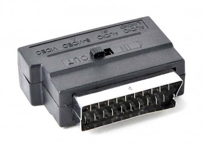 AMBERIN SCART - RCA/S-VIDEO hinta ja tiedot | Adapterit | hobbyhall.fi